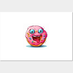 Happy donut Posters and Art